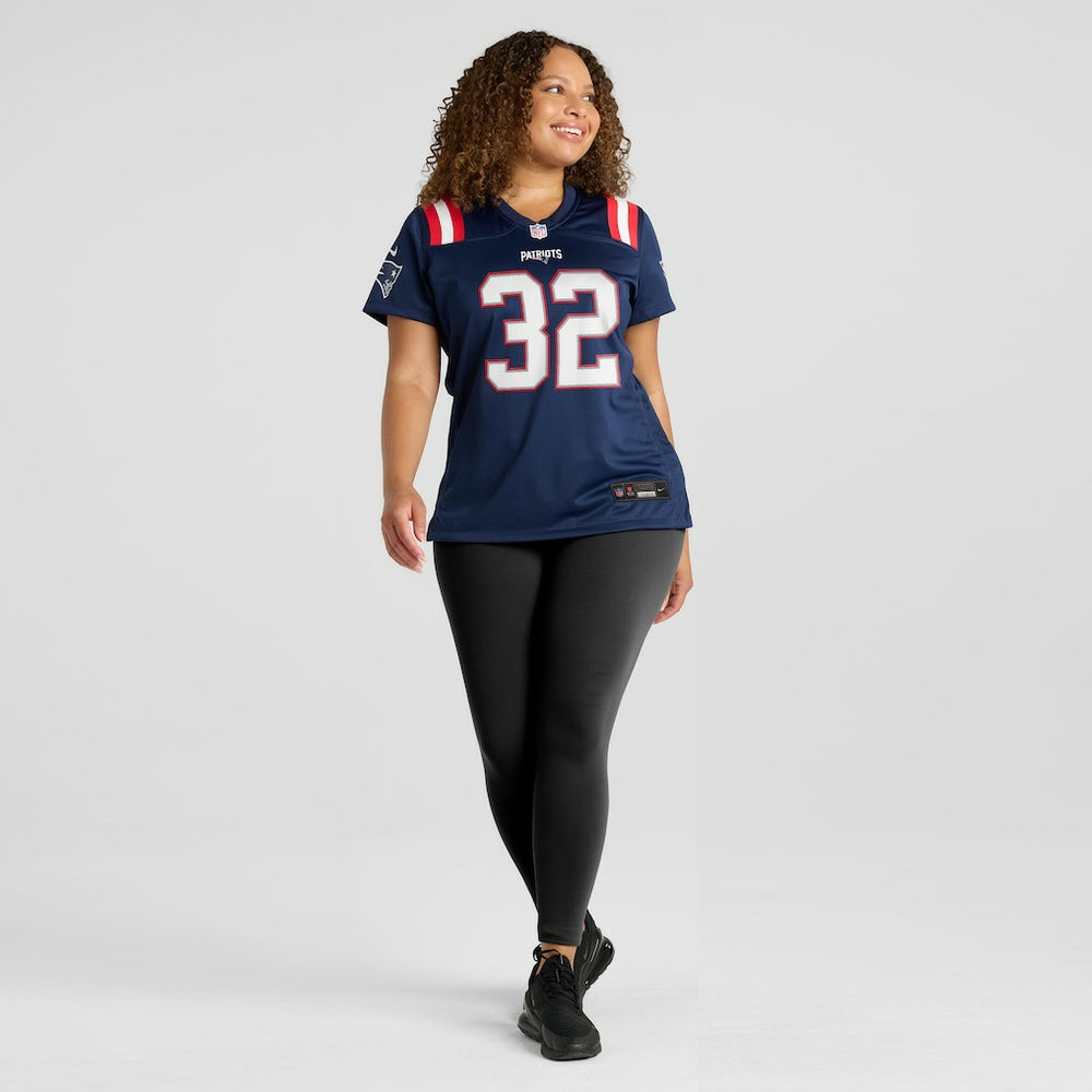 NFL TreVeyon Henderson New England Patriots Women's Game Jersey - Navy