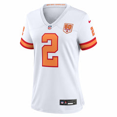 Emeka Egbuka '76 Tampa Bay Buccaneers Women's Alternate 50th Season Game Jersey White