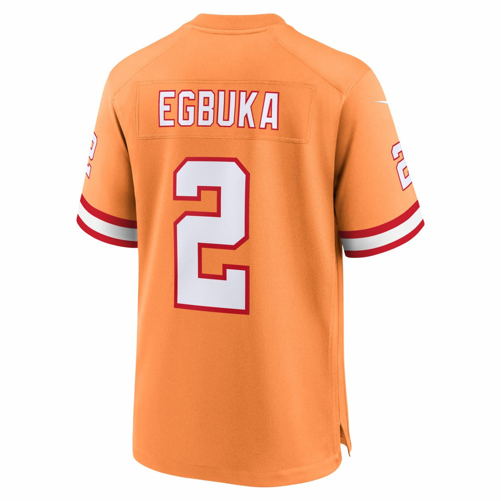Emeka Egbuka Tampa Bay Buccaneers Alternate 2 50th Season Game Jersey Creamsicle