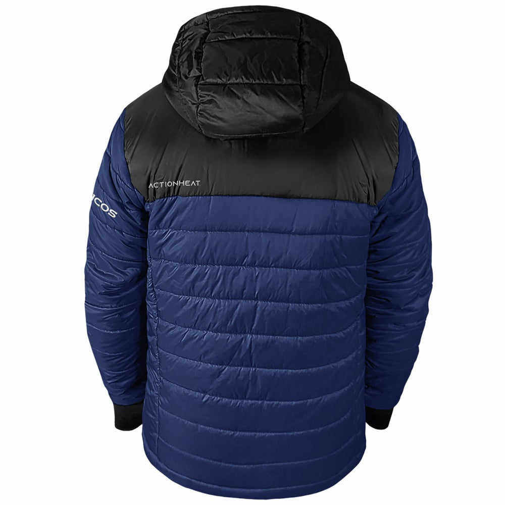 Denver Broncos ActionHeat 5V Battery Heated Colorblock Full-Zip Puffer Jacket Black/Navy