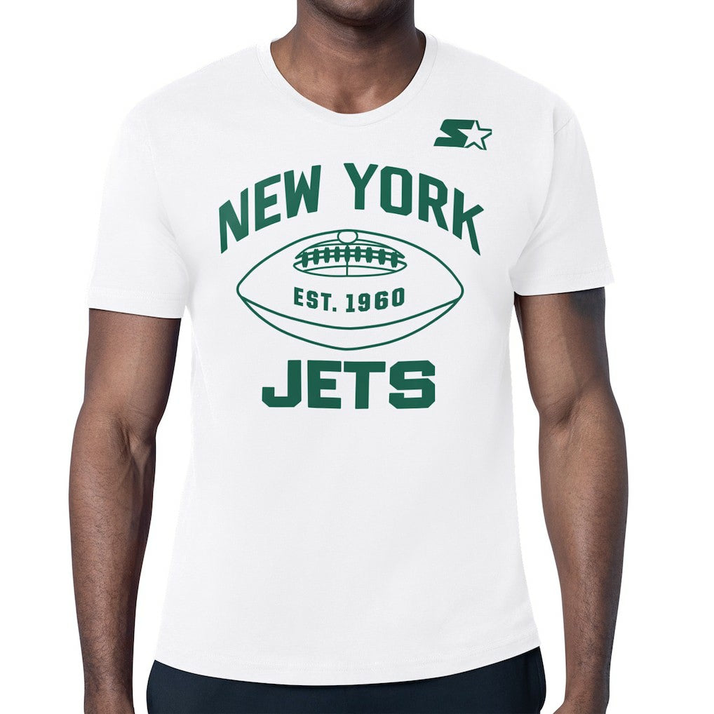 New York Jets Starter Green and White Forever T-Shirt White