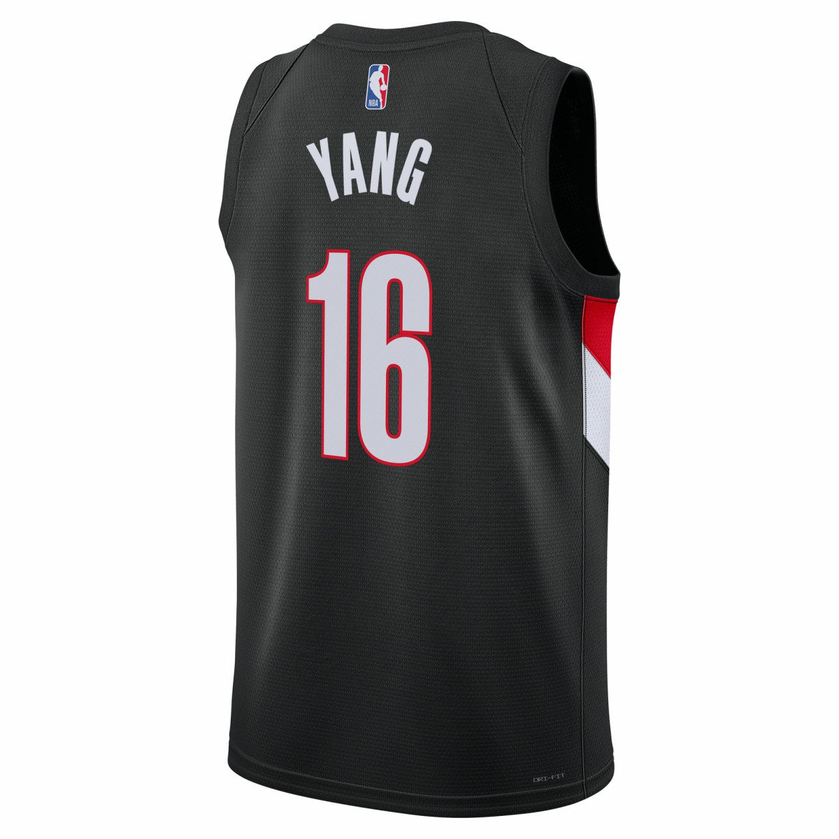 Yang Hansen Portland Trail Blazers Unisex Swingman Jersey Icon Edition Black
