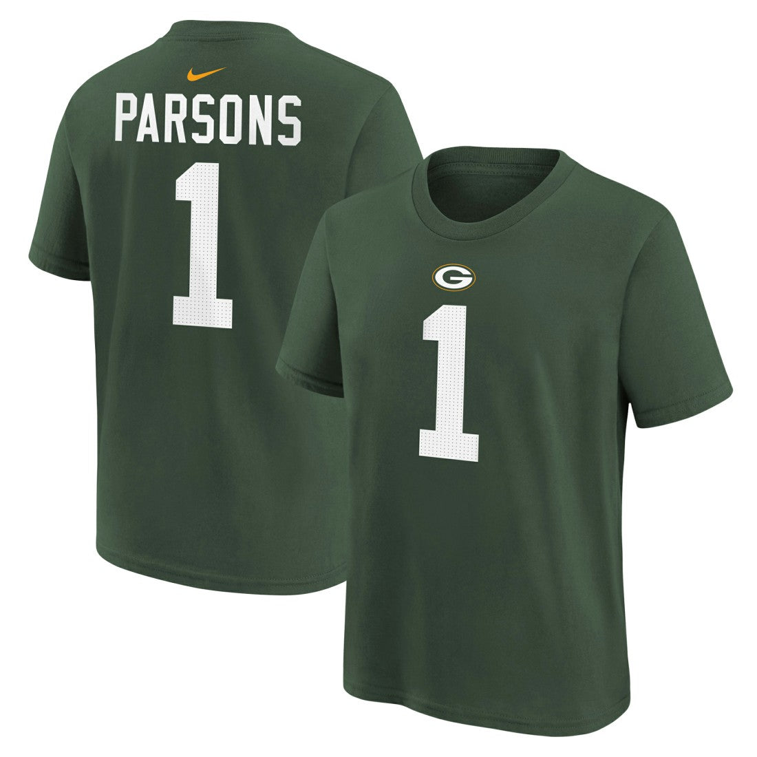 Micah Parsons Green Bay Packers Youth Player Name & Number T-Shirt Green
