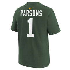 Micah Parsons Green Bay Packers Youth Player Name & Number T-Shirt Green