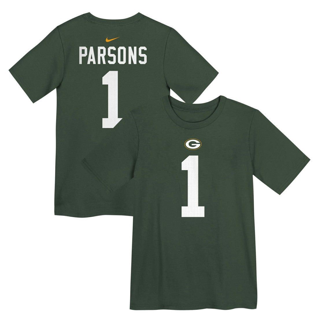 Micah Parsons Green Bay Packers Preschool Name & Number T-Shirt Green