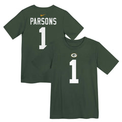 Micah Parsons Green Bay Packers Preschool Name & Number T-Shirt Green