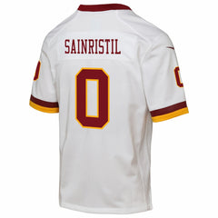 Mike Sainristil Washington Commanders Youth Alternate 2 Game Jersey White