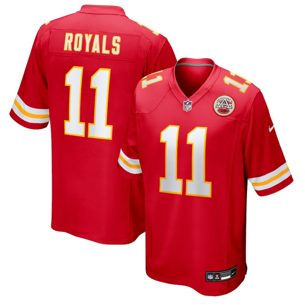 Jalen Royals Kansas City Chiefs Team Game Jersey Red