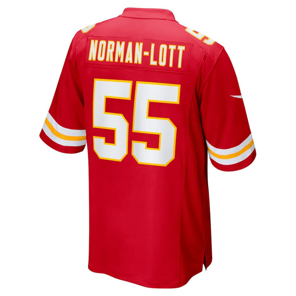 Omarr Norman-Lott Kansas City Chiefs Team Game Jersey Red
