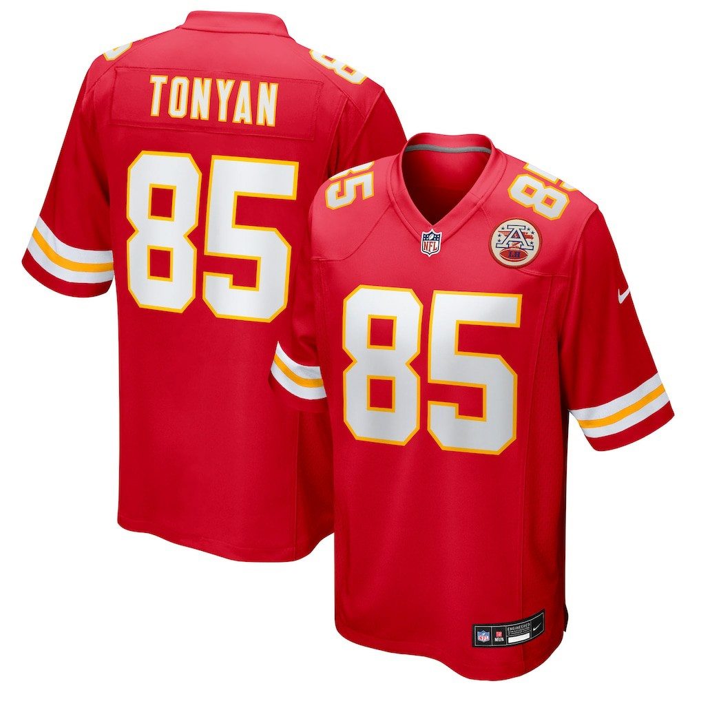 Robert Tonyan Kansas City Chiefs Team Game Jersey Red