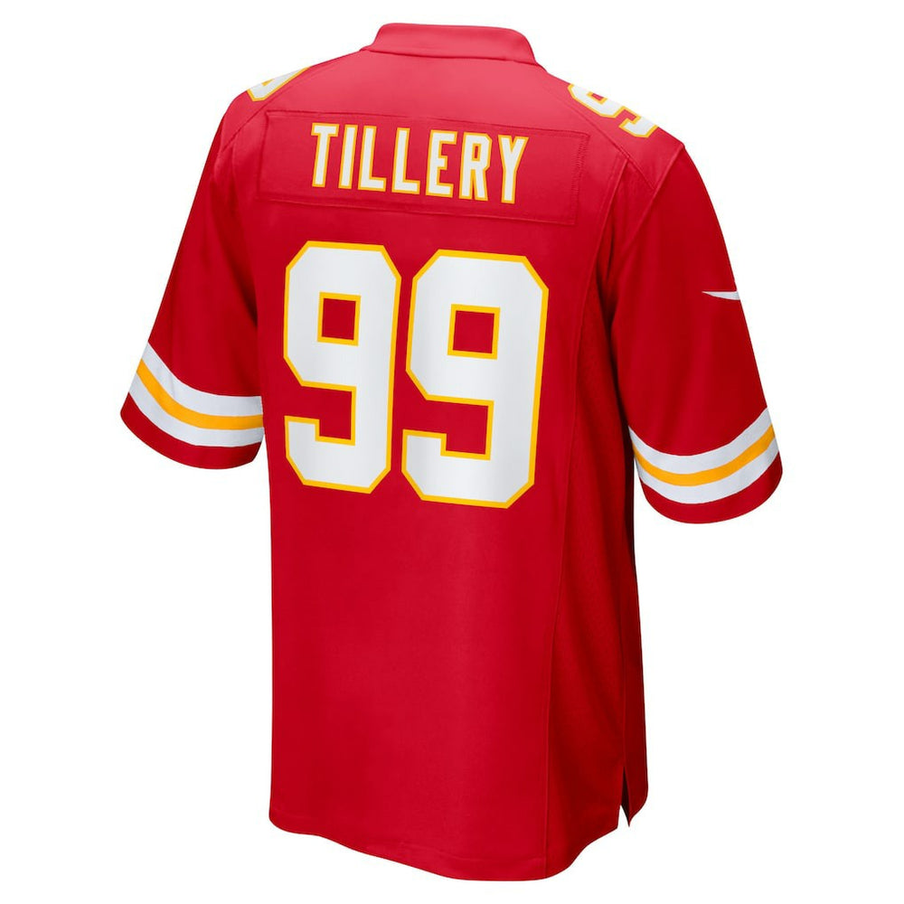 Jerry Tillery Kansas City Chiefs Team Game Jersey Red
