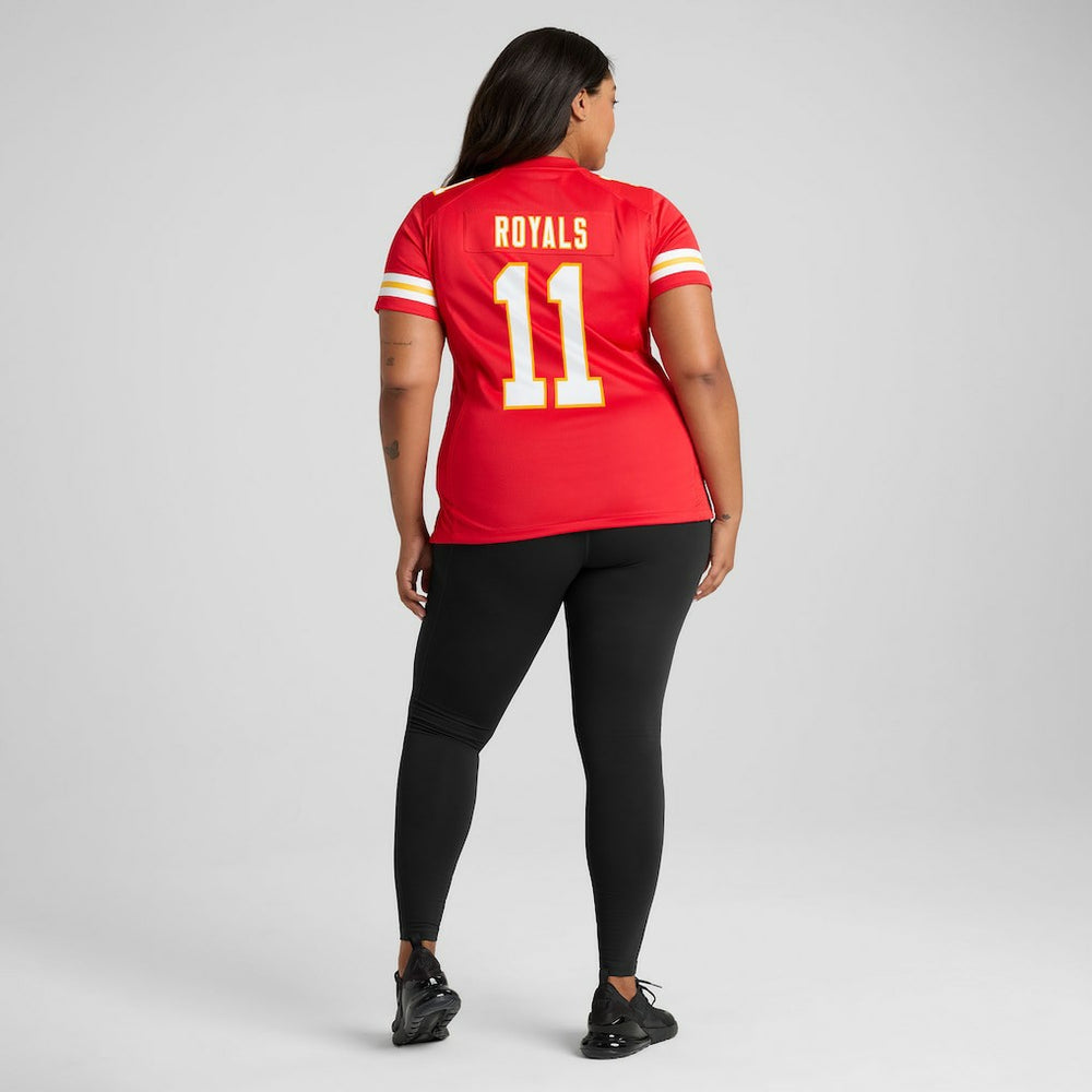 Jalen Royals Kansas City Chiefs Women's Team Game Jersey Red
