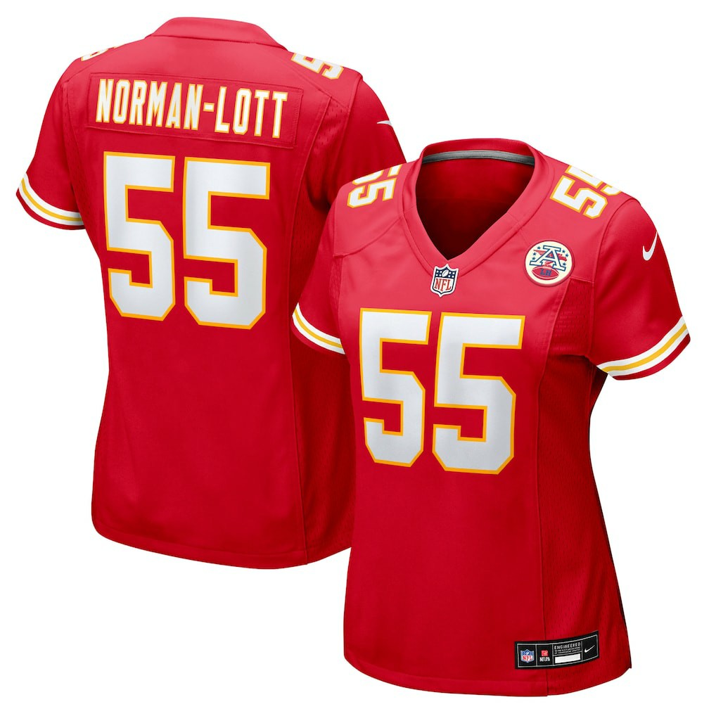 Omarr Norman-Lott Kansas City Chiefs Women's Team Game Jersey Red