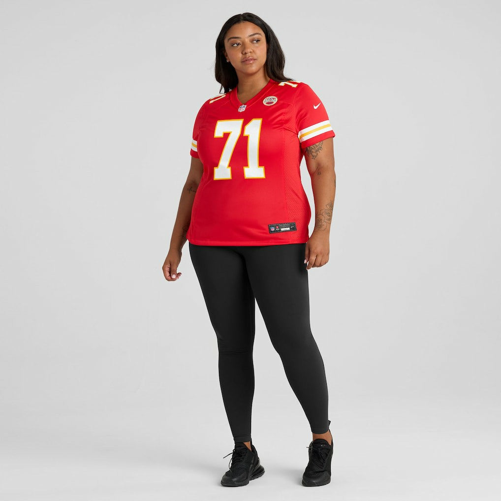 Josh Simmons Kansas City Chiefs Women's Team Game Jersey Red