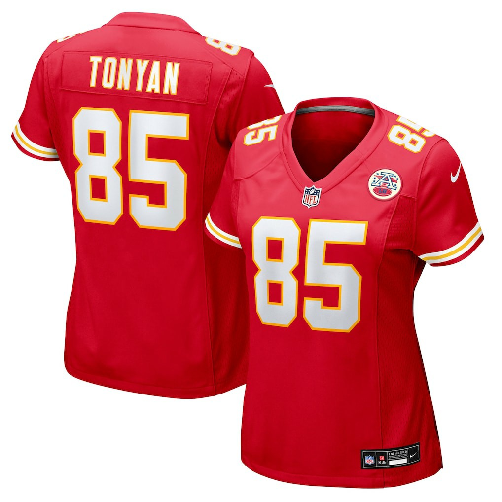 Robert Tonyan Kansas City Chiefs Women's Team Game Jersey Red