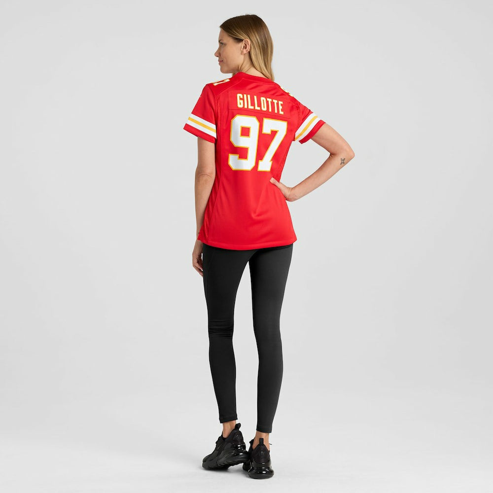Ashton Gillotte Kansas City Chiefs Women's Team Game Jersey Red