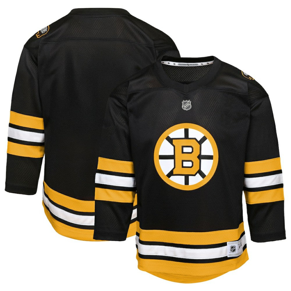 NHL Boston Bruins Youth Home Replica Jersey - Black
