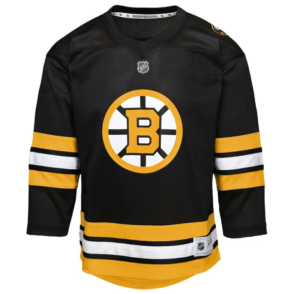 NHL Boston Bruins Youth Home Replica Jersey - Black