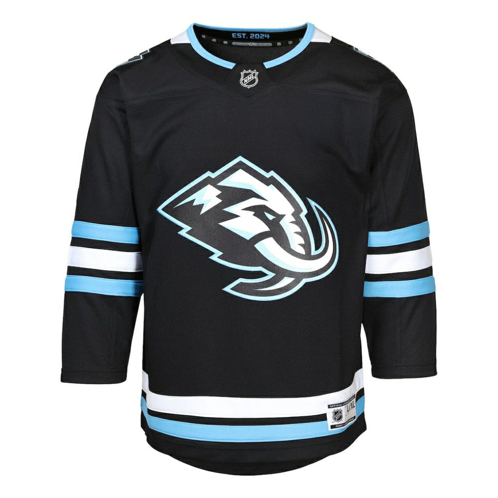 NHL Utah Mammoth Youth Home Premier Jersey - Black