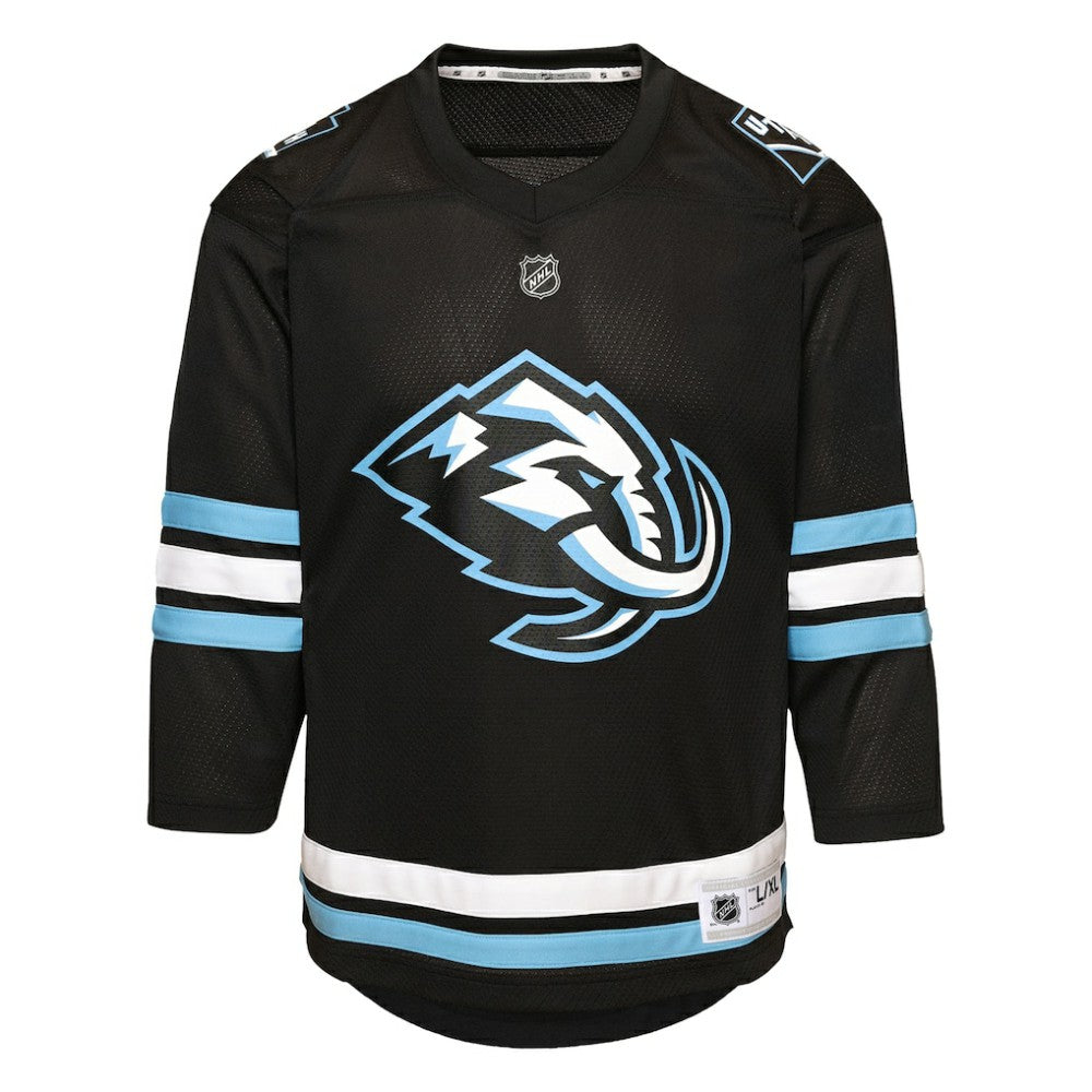 NHL Utah Mammoth Youth Home Replica Jersey - Black