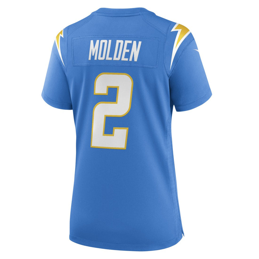 Elijah Molden Los Angeles Chargers Women's Team Game Jersey Powder Blue