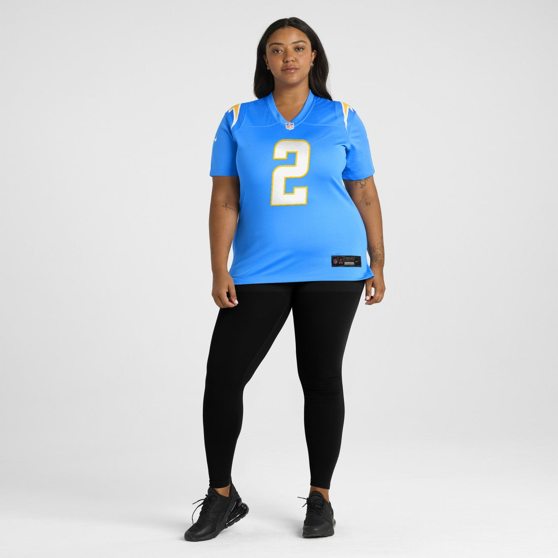 Elijah Molden Los Angeles Chargers Women's Team Game Jersey Powder Blue