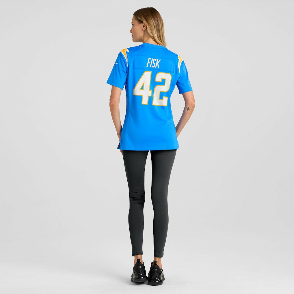Tucker Fisk Los Angeles Chargers Women's Team Game Jersey Powder Blue