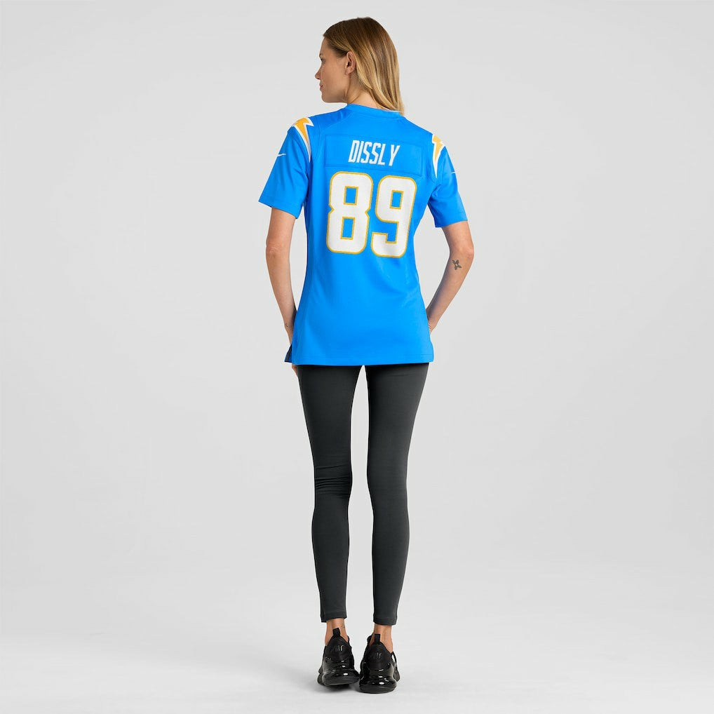 Will Dissly Los Angeles Chargers Women's Team Game Jersey Powder Blue