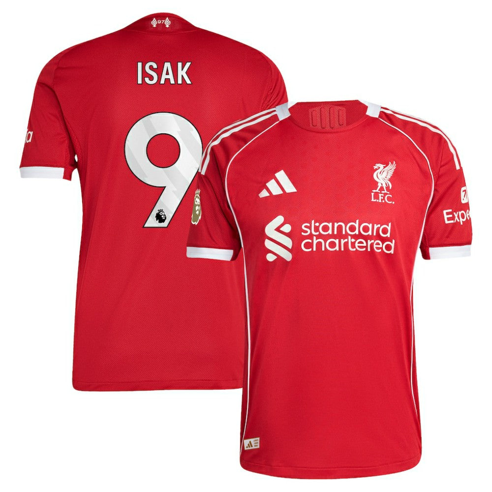 Alexander Isak Liverpool 2025/26 Home Player Jersey Red