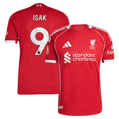 Alexander Isak Liverpool 2025/26 Home Player Jersey Red