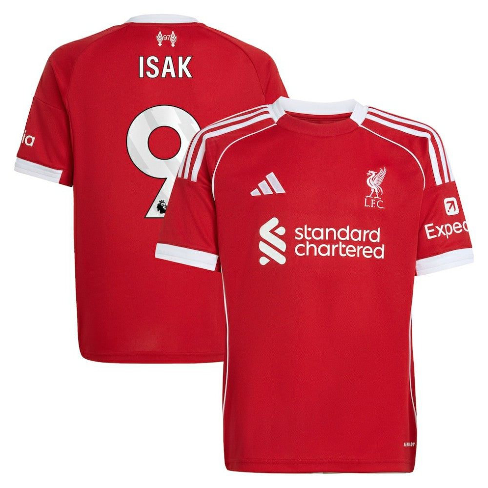 Alexander Isak Liverpool Youth 2025/26 Home Replica Player Jersey Red