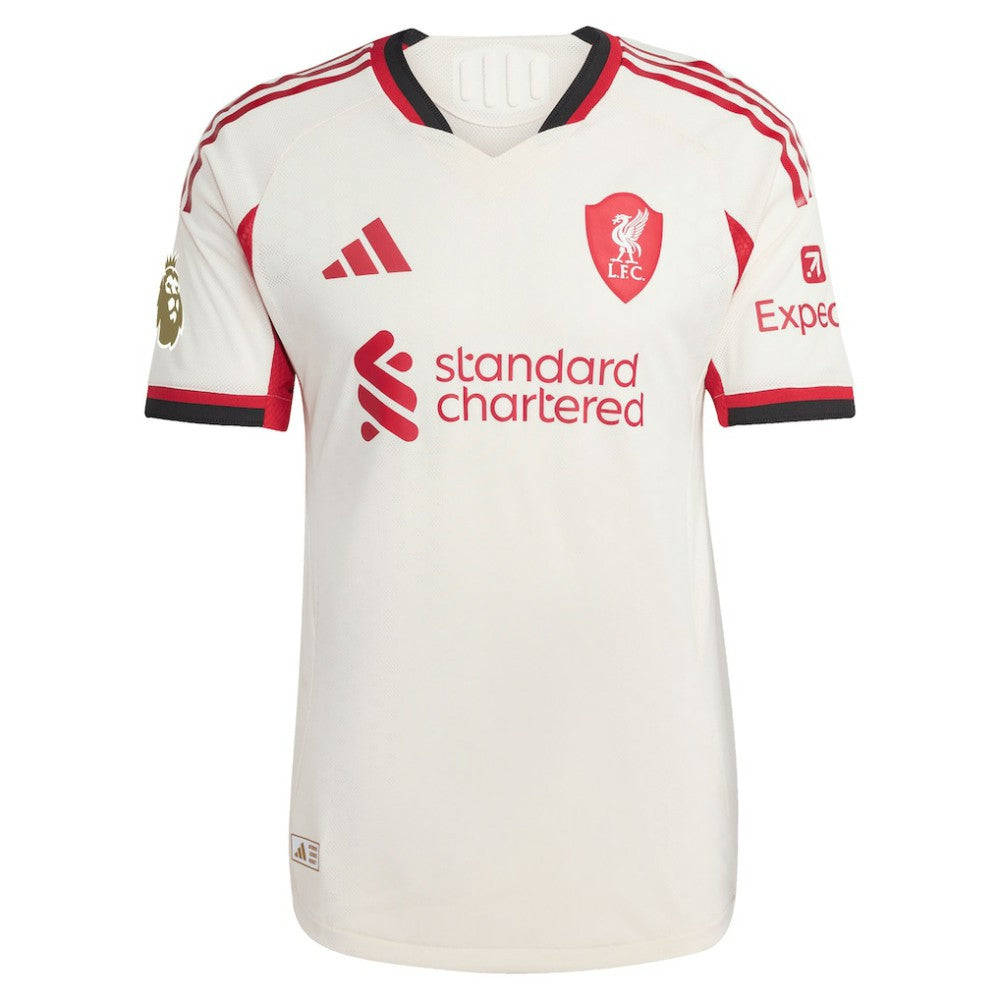 Alexander Isak Liverpool 2025/26 Away Player Jersey White