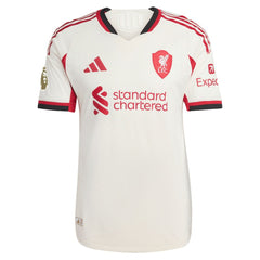 Alexander Isak Liverpool 2025/26 Away Player Jersey White