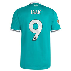 Alexander Isak Liverpool 2025/26 Third Player Jersey Green