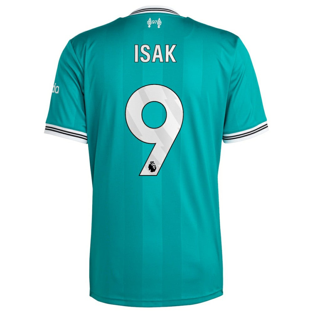 Alexander Isak Liverpool 2025/26 Third Replica Player Jersey Green