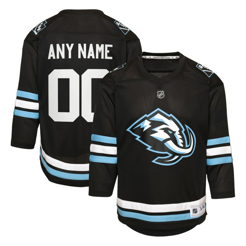NHL,Custom Utah Mammoth Youth Home Replica Custom Jersey - Black