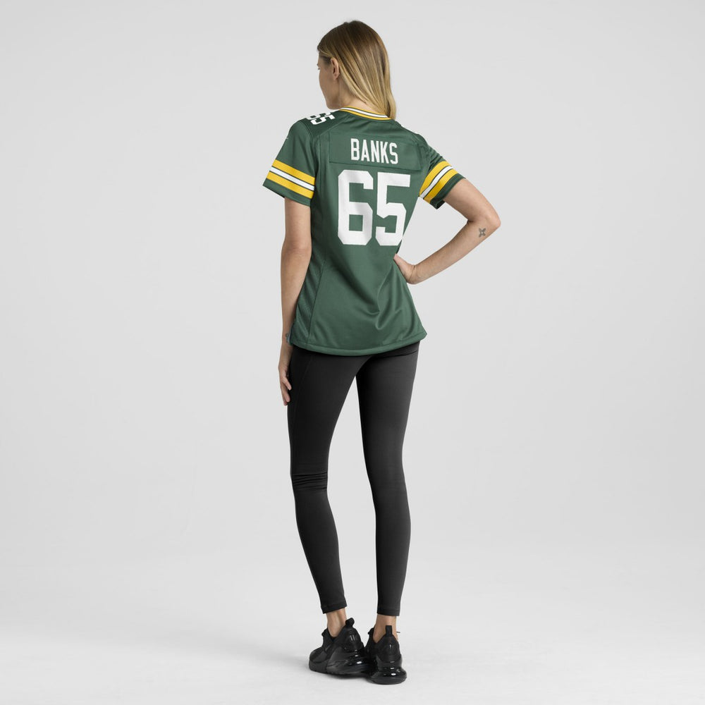 Aaron Banks Green Bay Packers Women's Team Game Jersey Green