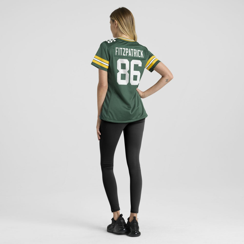 John FitzPatrick Green Bay Packers Women's Team Game Jersey Green