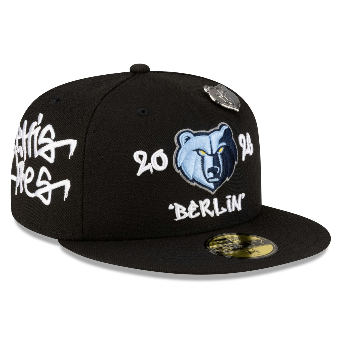 Memphis Grizzlies 2026 NBA Global Games Berlin 59FIFTY Fitted Hat Black
