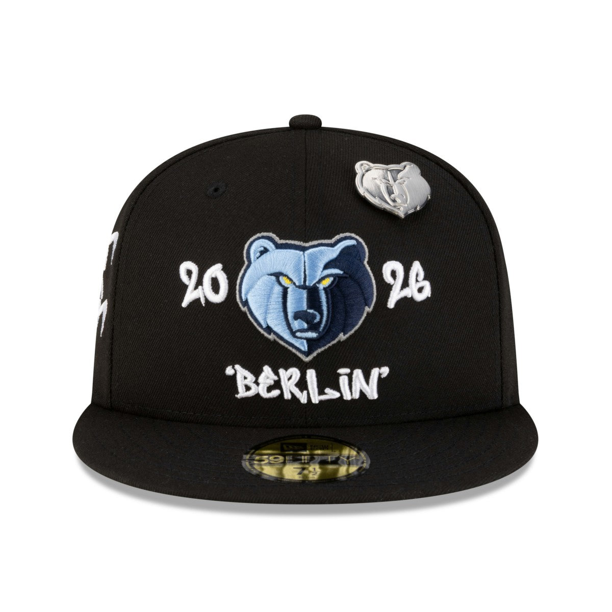 Memphis Grizzlies 2026 NBA Global Games Berlin 59FIFTY Fitted Hat Black