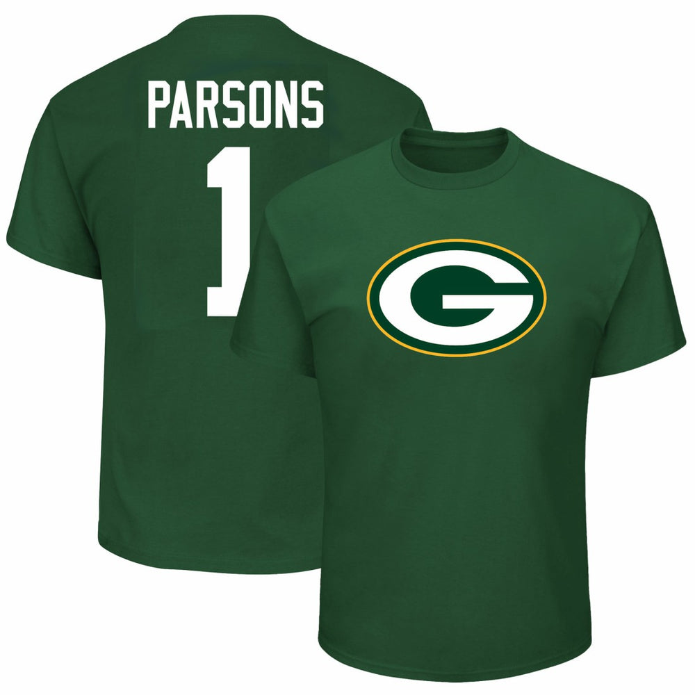 Micah Parsons Green Bay Packers Big & Tall Player Name & Number T-Shirt Green