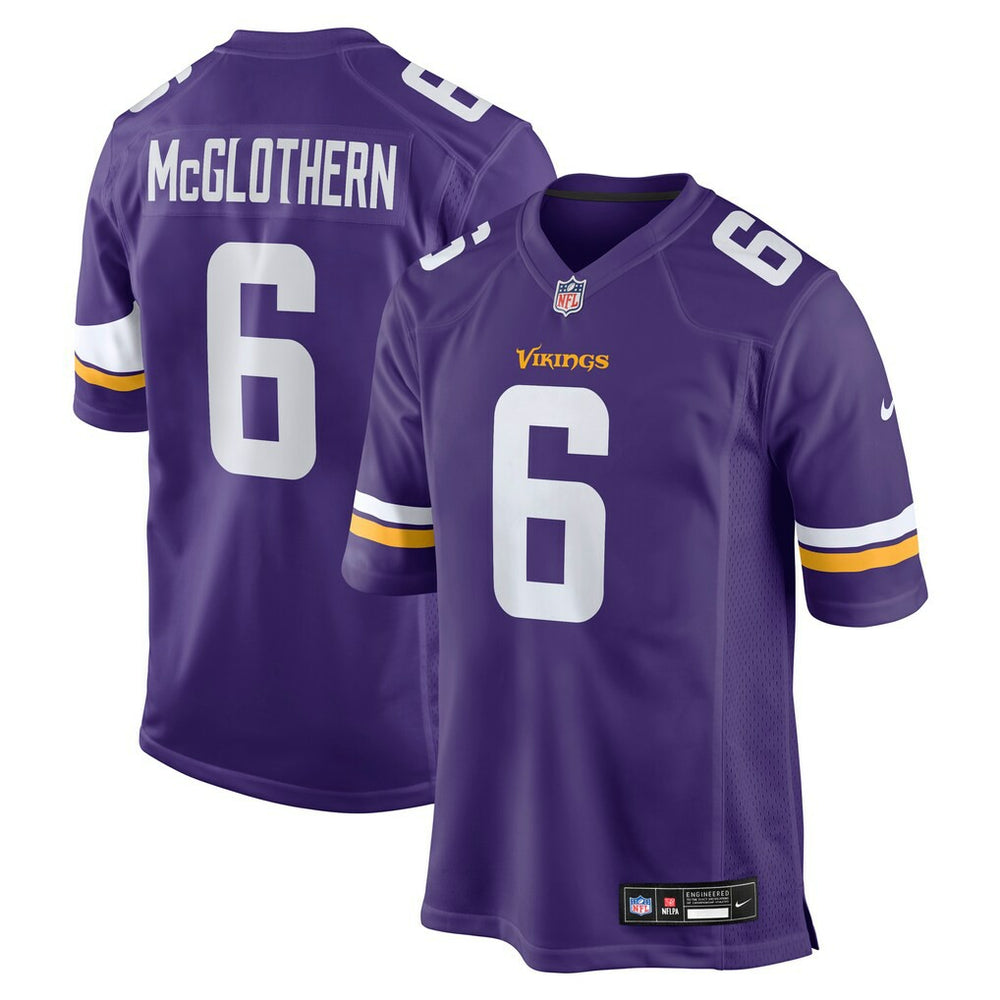 NFL Dwight McGlothern Minnesota Vikings Team Game Jersey - Purple