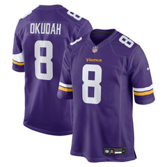 NFL Jeff Okudah Minnesota Vikings Team Game Jersey - Purple