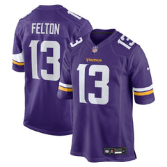 NFL Tai Felton Minnesota Vikings Team Game Jersey - Purple