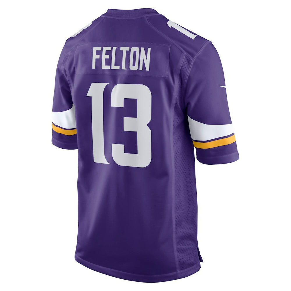 NFL Tai Felton Minnesota Vikings Team Game Jersey - Purple