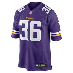 NFL Zavier Scott Minnesota Vikings Team Game Jersey - Purple
