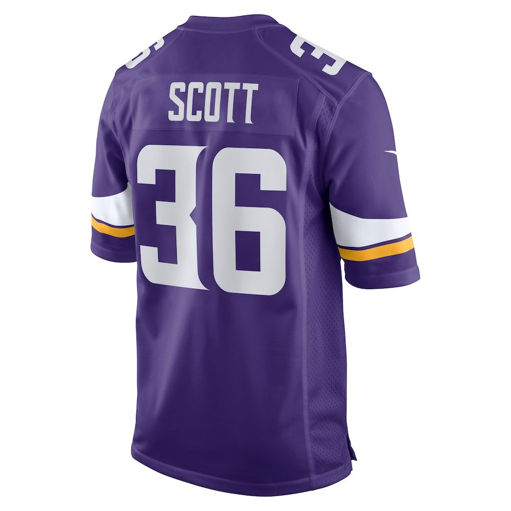 NFL Zavier Scott Minnesota Vikings Team Game Jersey - Purple
