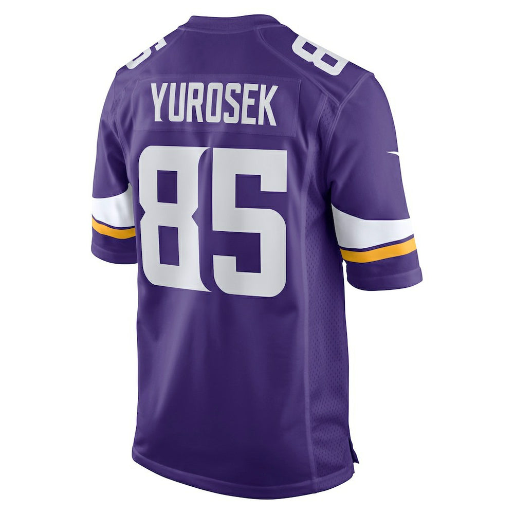 NFL Ben Yurosek Minnesota Vikings Team Game Jersey - Purple