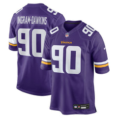 NFL Tyrion Ingram-Dawkins Minnesota Vikings Team Game Jersey - Purple