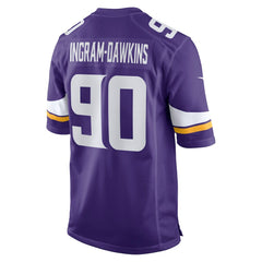 NFL Tyrion Ingram-Dawkins Minnesota Vikings Team Game Jersey - Purple